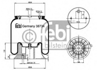 Баллон пневматической рессоры FEBI BILSTEIN 38734