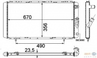 Теплообменник BEHR HELLA SERVICE 8MK 376 715-361