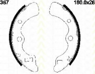 Комлект тормозных накладок TRISCAN 8100 40367