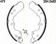 Комлект тормозных накладок TRISCAN 8100 60471