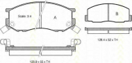 Комплект тормозных колодок TRISCAN 8110 13953