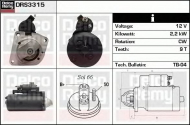 Стартер DELCO REMY DRS3315