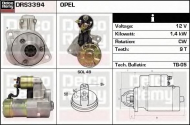 Стартер DELCO REMY DRS3394