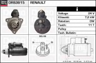 Стартер DELCO REMY DRS3815
