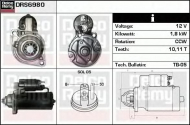 Стартер DELCO REMY DRS6980