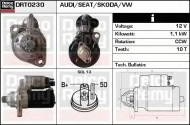 Стартер DELCO REMY DRT0230