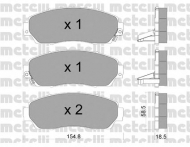 Комплект тормозных колодок METELLI 22-0903-0