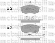 Комплект тормозных колодок METELLI 22-0274-5
