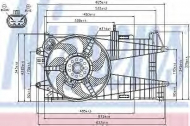 Вентилятор NISSENS 85050