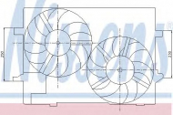 Вентилятор NISSENS 85092
