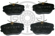 Комплект тормозных колодок OPTIMAL 9638