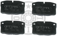 Комплект тормозных колодок OPTIMAL 9751