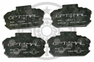 Комплект тормозных колодок OPTIMAL 12034