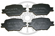 Комплект тормозных колодок OPTIMAL 12258