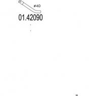 Трубка MTS 01.42090