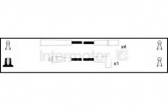 Комплект электропроводки STANDARD 83064