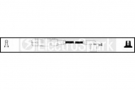 Комплект электропроводки STANDARD OEK582