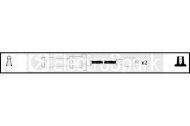Комплект электропроводки STANDARD OEK763