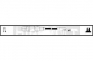 Комплект электропроводки STANDARD OEF804