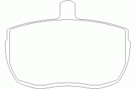 Комплект тормозных колодок DON CVP040