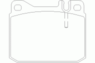 Комплект тормозных колодок DON CVP069