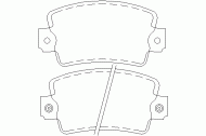 Комплект тормозных колодок DON CVP045