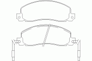 Комплект тормозных колодок DON CVP054