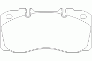 Комплект тормозных колодок DON CVP025