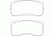 Комплект тормозных колодок DON CVP035K