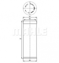 Фильтр MAHLE ORIGINAL LXS 7080