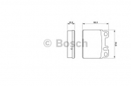 Комплект тормозных колодок BOSCH 0 986 424 051