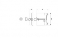 Комплект тормозных колодок BOSCH 0 986 424 283