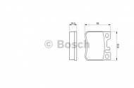 Комплект тормозных колодок BOSCH 0 986 424 358