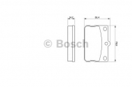Комплект тормозных колодок BOSCH 0 986 424 422