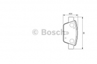 Комплект тормозных колодок BOSCH 0 986 424 594