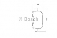 Комплект тормозных колодок BOSCH 0 986 424 692