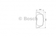 Комплект тормозных колодок BOSCH 0 986 424 730