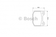 Комплект тормозных колодок BOSCH 0 986 424 742