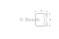 Комплект тормозных колодок BOSCH 0 986 424 754