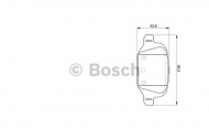Комплект тормозных колодок BOSCH 0 986 424 756