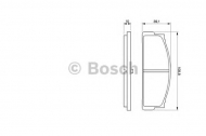 Комплект тормозных колодок BOSCH 0 986 460 741