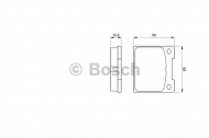 Комплект тормозных колодок BOSCH 0 986 460 881