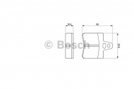 Комплект тормозных колодок BOSCH 0 986 465 751