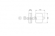 Комплект тормозных колодок BOSCH 0 986 465 760
