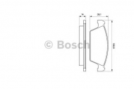 Комплект тормозных колодок BOSCH 0 986 494 066