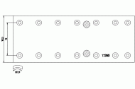 Комплект колодки тормозной накладки TEXTAR 1735003