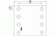 Комплект колодки тормозной накладки TEXTAR 1798805