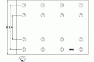 Комплект колодки тормозной накладки TEXTAR 1993101