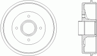 Тормозный барабан TEXTAR 94017000
