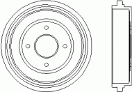 Тормозный барабан TEXTAR 94023300